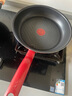 特福（Tefal）平底锅家用牛排不粘煎锅少油烟有钛煎饼锅电磁炉燃气灶通用26cm 实拍图