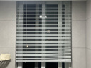 美尔耐铝合金百叶窗帘卫生间遮光升降办公室浴室厕所定制可选免打孔安装 6022哑光白色 1平方米 实拍图
