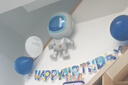 欧妮姿生日场景布置男孩生日气球道具氛围布置场景派对装饰快乐太空拉旗 实拍图