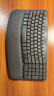 罗技（Logitech）Wave Keys波浪键盘 人体工学键盘 办公键盘 无线键盘 蓝牙键盘 配备软垫掌托 3台设备连接 石墨黑 实拍图