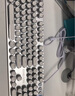 前行者（EWEADN）TK100朋克机械键盘电竞游戏有线台式电脑笔记本外接办公打字复古外设吃鸡 白色混光青轴 实拍图