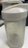 贝瑟斯 摇摇杯水杯运动健身水杯奶昔杯子代餐杯蛋白粉搅拌杯子680ML白色 实拍图