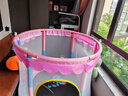 曼迪卡威蹦蹦床室内家用儿童3-10岁宝宝跳跳床蹭蹭床玩具男孩生日礼物 1.2米 粉色小户型【秋千+吊环】 吸盘款/更安全/更稳定防侧翻 实拍图