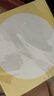 天天练宣纸卡纸空白国画宣纸作品纸初学者儿童毛笔书法创作镜片纸 圆内白外仿古半生熟33x33cm10张TN-2003 实拍图