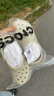 crocs檀健次推荐款经典泡芙洞洞鞋|207521 骨白色-2Y2 36/37(220mm) 实拍图