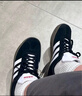adidas T头鞋 VL COURT复古板鞋德训鞋男女阿迪达斯轻运动   黑色/白色(推荐女生选小半码)   40 实拍图