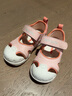 基诺浦（ginoble）基诺浦儿童凉鞋学步鞋18个月-5岁男女童橡胶头夏季GY1569粉色 实拍图