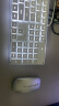 英菲克（INPHIC）M1无线鼠标可充电办公蓝牙三模电量显示静音便携适用于惠普华硕苹果IPAD笔记本电脑无限轻音 【无线-2.4G电量显示增强版】太空银 实拍图