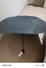 天堂 防紫外线晴雨伞三折 太阳伞黑胶折叠三折晴雨伞 曜石黑 实拍图