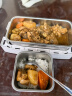 小熊（Bear）加热饭盒 电热饭盒 自热饭盒 电加热保温饭盒 双层304不锈钢上班族热饭神器微电脑蒸煮 DFH-C15B9 实拍图