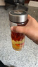 希诺玻璃杯单层加厚大容量家用办公泡茶杯子男车载水杯XN-6017L 530mL 实拍图