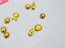 周六福 黄金足金999元宝金条小金豆爱心赏金玩咖投资金系列 计价 金条 - 1g 实拍图