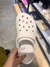 卡骆驰crocs洞洞鞋贝雅男鞋女鞋轻便耐磨一脚蹬拖鞋休闲鞋|10126 深蓝-410 40 (250mm) 实拍图