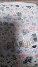 AB纯棉女中老年夏薄款家居服妈妈上衣宽松大码印花短袖汗衫 含苞【上衣】 2XL 实拍图