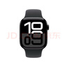 Apple Watch Series 10 智能手表42毫米亮黑色铝金属表壳黑色运动型表带S/M【GPS款】MX1M3CH/B 实拍图