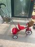 Radio Flyer瑞飞儿儿童三轮车脚踏车2-5岁童车玩具手推车自行车 #51中国红 95-120CM 实拍图