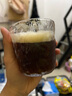 京东京造加厚冰川饮用玻璃水杯大容量杯子咖啡啤酒牛奶泡茶杯250ml两只装 实拍图