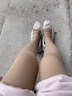 舒尔美 DuoLyca静脉曲张弹力袜医用辅助治疗型男女中长筒血栓水肿术后 长筒肉色露趾【全新升级】 二级压力值【L码】 实拍图