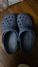 卡骆驰crocs洞洞鞋贝雅男鞋女鞋轻便耐磨一脚蹬拖鞋休闲鞋|10126 深蓝-410 41 /42(260mm) 实拍图