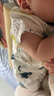 欢喜小熊婴儿短袖连体衣夏季薄款纯棉哈衣睡衣男女初生宝宝衣服2件装 实拍图
