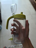 茶花（CHAHUA）厨房玻璃油壶调味罐油罐醋瓶酱油瓶带防尘盖防漏油瓶 绿色  530ML 实拍图