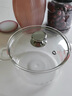 渝鼎福汤锅玻璃锅家用高硼硅大号汤锅透明煮锅炖锅煮面锅养生高汤锅奶锅 双耳玻璃锅3500ml 27cm 实拍图