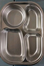 美厨（maxcook）304不锈钢饭盒 微波炉饭盒4格保温学生饭盒配餐具1.6L MCFT5555 实拍图