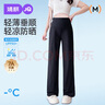 婧麒（JOYNCLEON）孕妇裤春夏薄款外穿阔腿休闲裤长无托腹孕妇装 黑色XL Jyk178379 实拍图