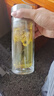 鹅蛋杯玻璃杯双层茶水分离加厚高硼硅玻璃杯万象大容量鹅蛋杯双层 显温盖450ML鹅蛋杯一个 实拍图