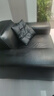 美柏真皮大黑牛沙发意式极简全真皮沙发客厅头层牛皮黑色豆腐块皮沙发 三人位3.3米【颜色可选】 V-max【顶光粒面半青皮】 实拍图