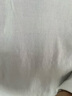 战浩【2件】纯棉长袖T恤男春秋圆领纯色中青年宽松大码打底衫重磅秋衣 白色+白色 2XL 建议【150-165斤】 实拍图