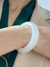 红酥手玉手镯金丝玉手镯女油润玉镯子 58-59mm 实拍图