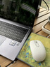 罗技（Logitech）M196 无线蓝牙鼠标 办公鼠标 笔记本商务办公家用 小巧便携 对称手型 珍珠白 实拍图