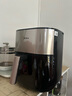 美的（Midea）炎烤空气炸锅不用翻面家用大容量上下双热源透明可视多功能电炸锅全自动空气炸锅智能触控免翻面 【6L容量 上下双热源免翻面】KZC6054 6L 实拍图