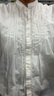 无印良品（MUJI） 女式 棉纱长袖罩衫女士衬衫衬衣内搭秋款女装春季 上衣 BC2KUA4A 米白色 M (160/84A) 实拍图