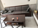 墨宸沙发 紫金檀木实木沙发新中式客厅大小户型冬夏两用转角储物家具 三人位 实拍图