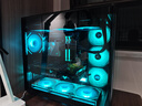 酷冷至尊（CoolerMaster）elite 神殿600 黑色 ATX海景房机箱  一体曲面玻璃 无立柱/支持360水冷/Type-c  实拍图