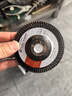 卡夫威尔角磨机百叶片砂轮片抛光打磨片角磨片100*72*16MM80目10片 WP3666 实拍图