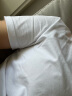 京东京造短袖T恤女5A抗菌春夏新款修身显瘦女装抑菌防汗 -白色 L 实拍图