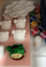 苏拉达（Surada）石膏娃娃涂色背包熊彩绘涂鸦diy手工制作绘画儿童玩具男女孩生日国庆出游礼物批发24只熊套装sd155 实拍图