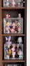 纳鸣盲盒展示盒手办展示柜大容量亚克力集装箱透明防尘泡泡玛特收纳盒 【2件装】大号-全透明-可置3层 实拍图