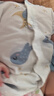舒贝怡2件装婴儿衣服夏季薄款新生儿连体衣短袖哈衣儿童爬服蓝色59CM 实拍图