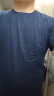 京东京造【3件89.9元】T恤男短袖男男士T恤夏季白小T男女同款 藏蓝色 L 实拍图