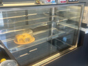 乐创（lecon） 蛋糕柜展示柜商用冷藏玻璃陈列柜水果寿司保鲜市柜 黑色直角后开门款-风冷无霜+加湿除雾 1.2米落地式经典款 实拍图