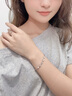礼意久久【施华洛世奇锆】一克拉纯银手链女生日礼物女生高级感送女友老婆 实拍图