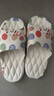 DFBK日本孕妇专用防滑拖鞋室内家居浴室洗澡eva不臭脚静音家用凉拖鞋 白色彩点【日本R11级防滑】 36 37 【正码】 实拍图