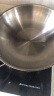 美厨（maxcook）304不锈钢炒锅 带盖锅具30cm三层钢锅 电磁炉燃气炉通用MCC7911 实拍图