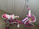 凤凰（Phoenix）儿童自行车3-5-8-10-15岁宝宝单车公主钻石浪漫粉色带辅助轮礼物 【凤凰粉系】梦幻浪漫粉丨带后衣架 14寸（适合身高95-120cm） 实拍图