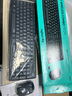 罗技（Logitech）MK295 键鼠套装 无线键鼠套装 办公键鼠套装 轻音键鼠套装 全尺寸 带无线2.4G接收器 黑 实拍图