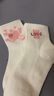 邑棉儿童袜子女童夏季薄款100%纯棉网眼透气宝宝大童青少年中筒袜5双 实拍图